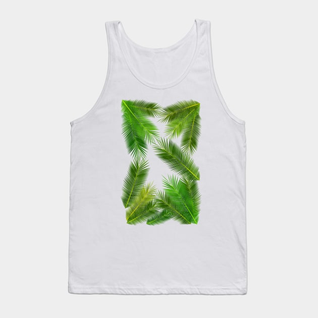 COCONUT LEAF Tank Top by Dezigner007